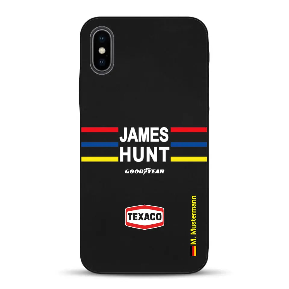 James Hunt Helm Livery - Custom phone case for iPhone