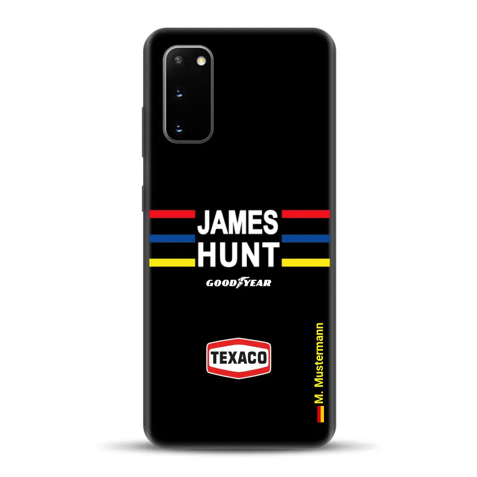 James Hunt Helm Livery - Individuelle Handyhülle für Samsung