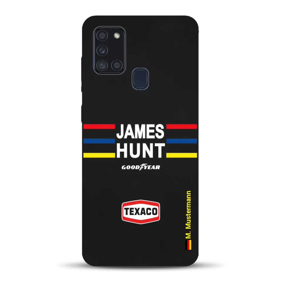 James Hunt Helm Livery - Personnalisé coque pour Samsung