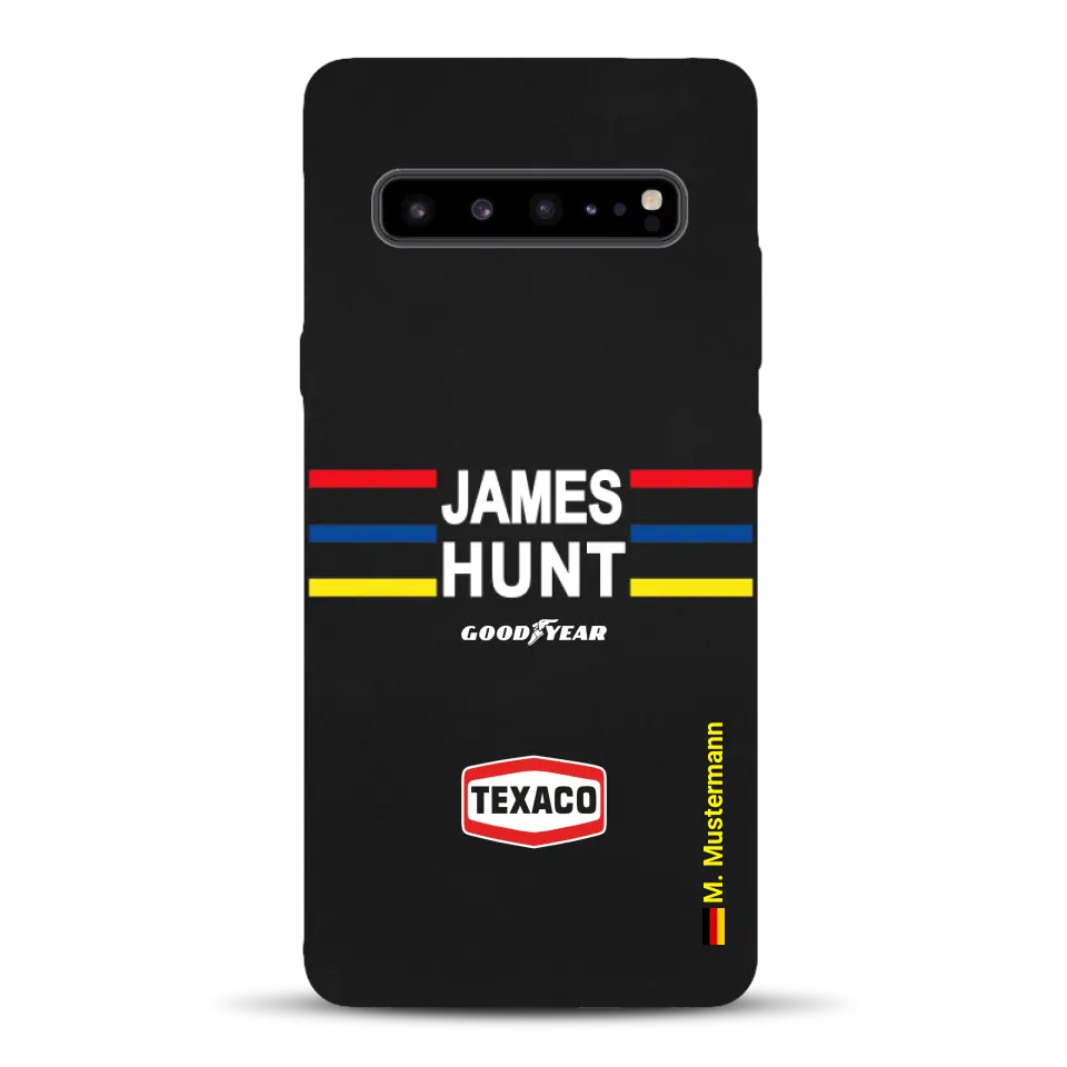 James Hunt Helm Livery - Individuelle Handyhülle für Samsung