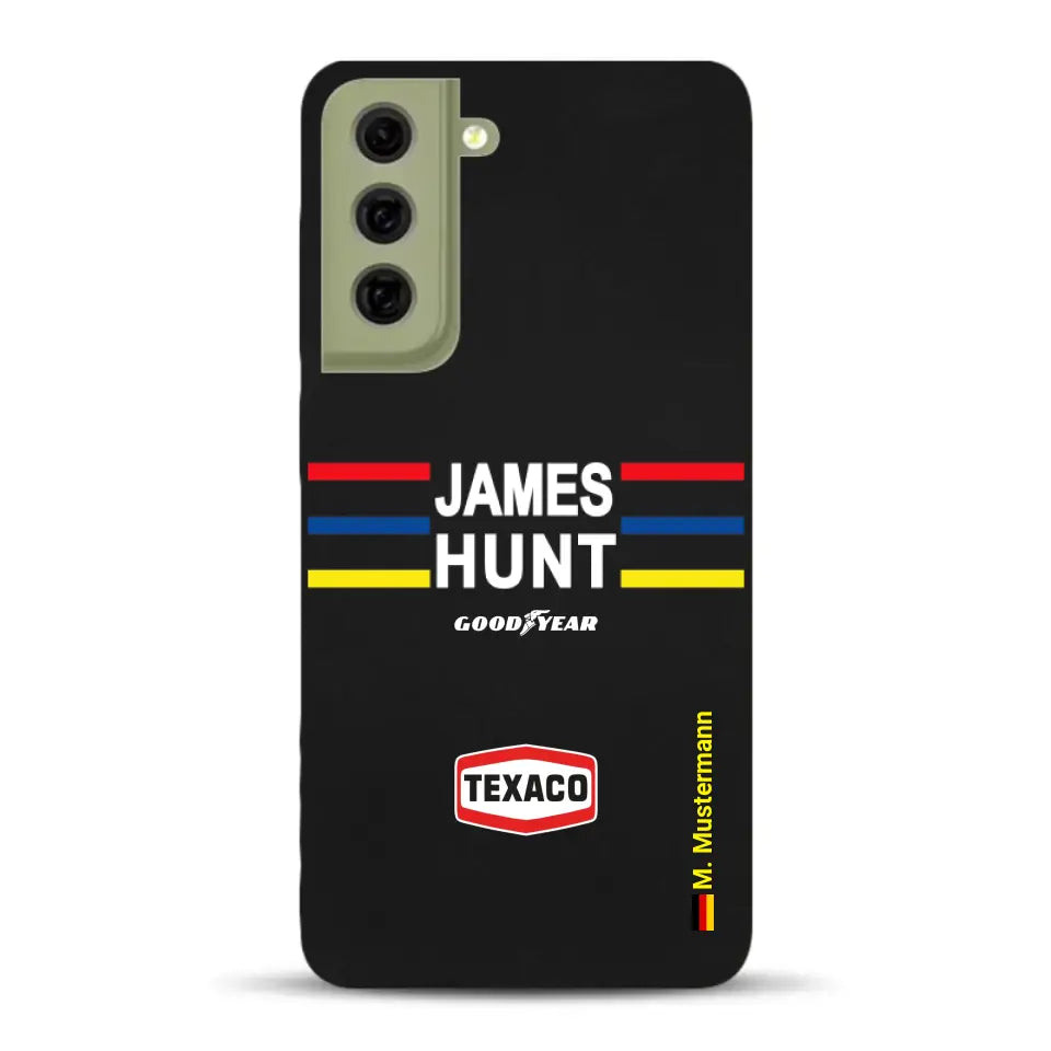 James Hunt Helm Livery - Individuelle Handyhülle für Samsung