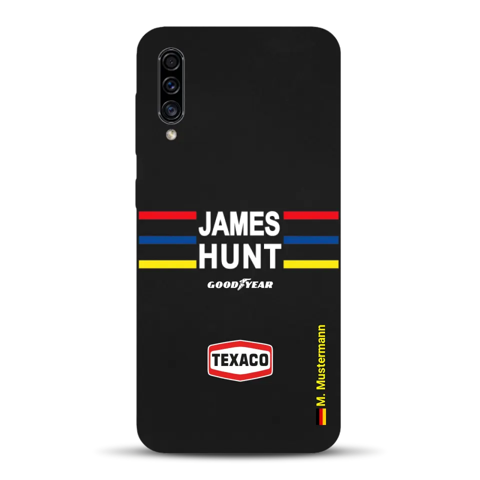 James Hunt Helm Livery - Individuelle Handyhülle für Samsung