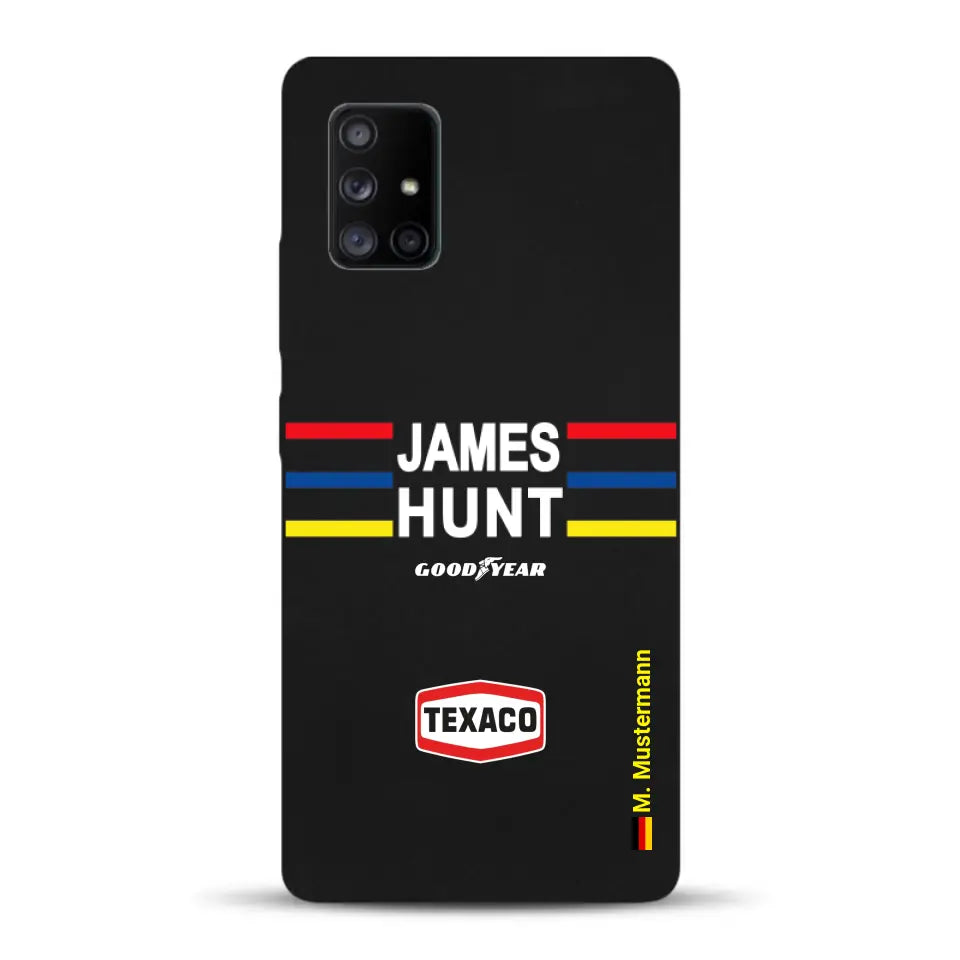 James Hunt Helm Livery - Personnalisé coque pour Samsung