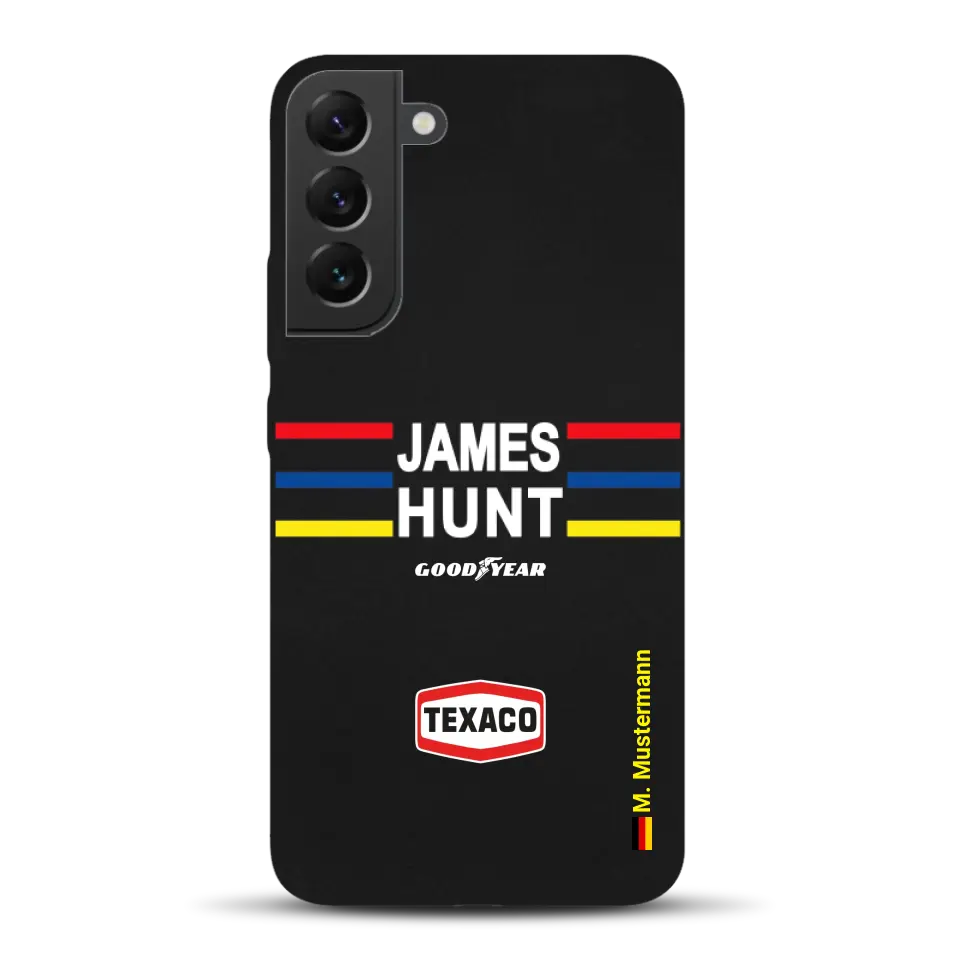 James Hunt Helm Livery - Individuelle Handyhülle für Samsung