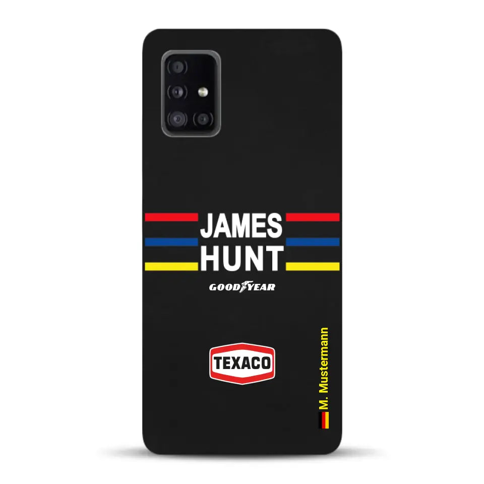 James Hunt Helm Livery - Individuelle Handyhülle für Samsung