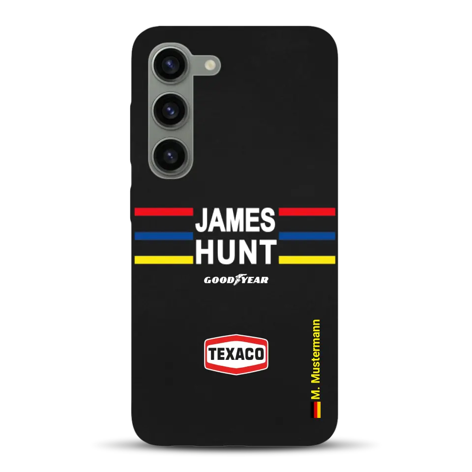 James Hunt Helm Livery - Individuelle Handyhülle für Samsung