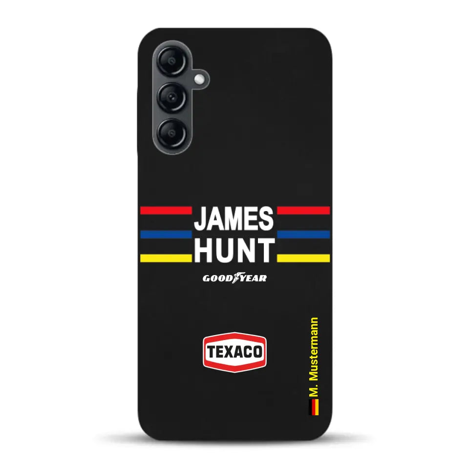 James Hunt Helm Livery - Personnalisé coque pour Samsung