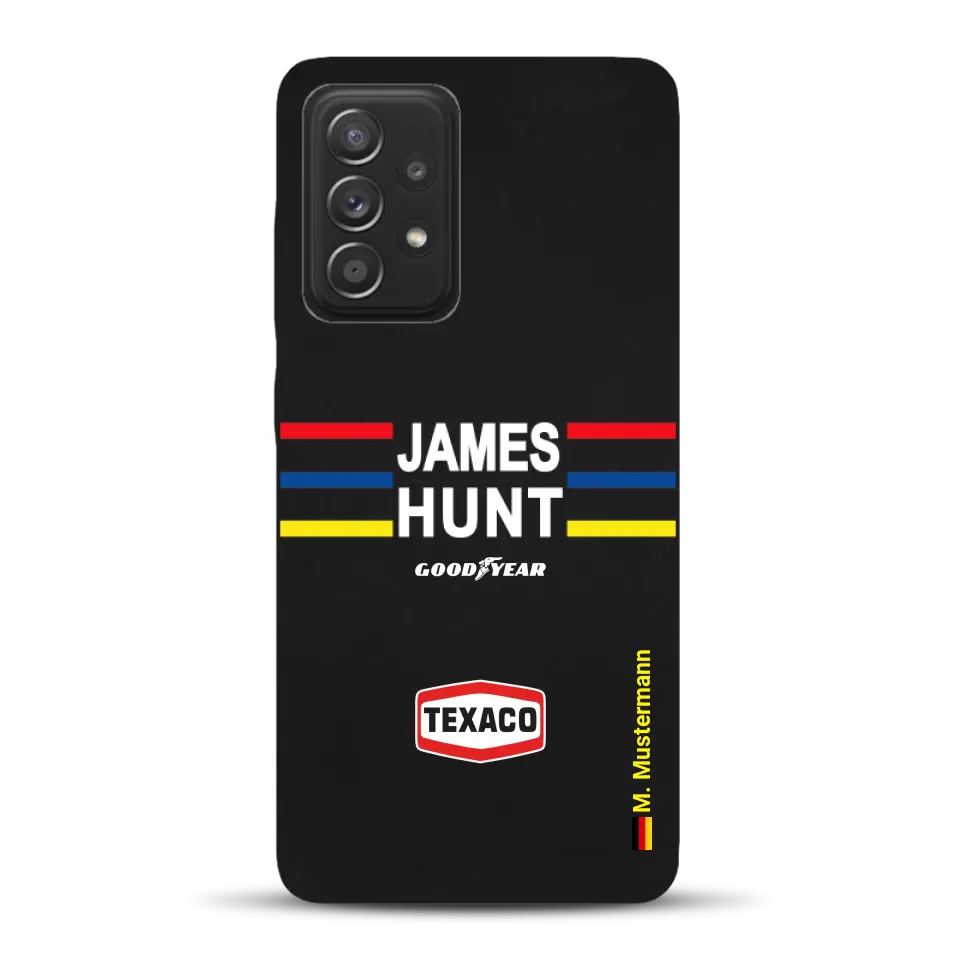 James Hunt Helm Livery - Personnalisé coque pour Samsung