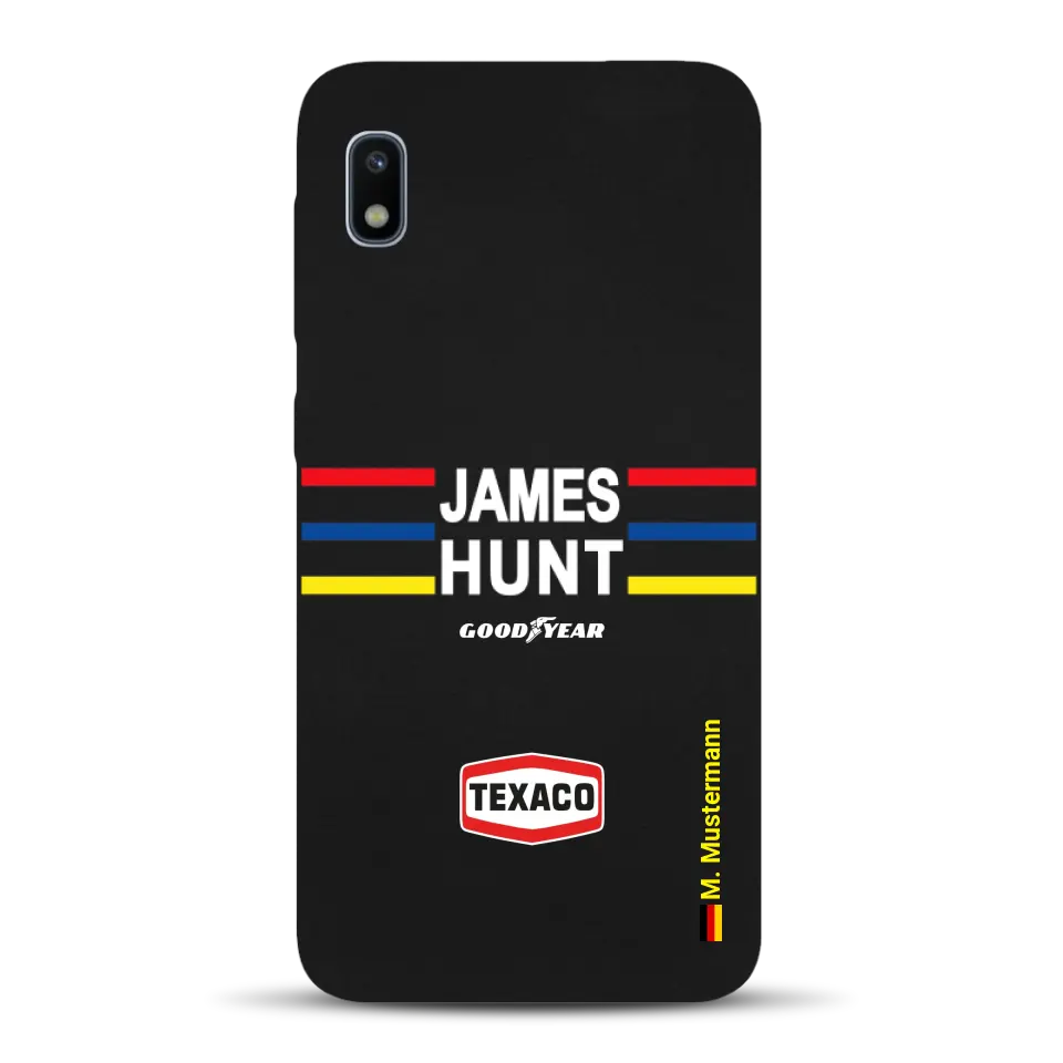 James Hunt Helm Livery - Personnalisé coque pour Samsung