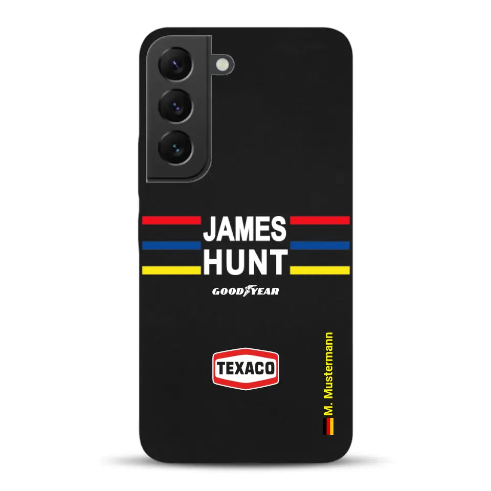 James Hunt Helm Livery - Individuelle Handyhülle für Samsung