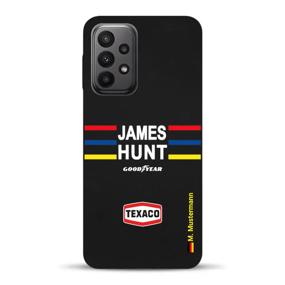 James Hunt Helm Livery - Personnalisé coque pour Samsung