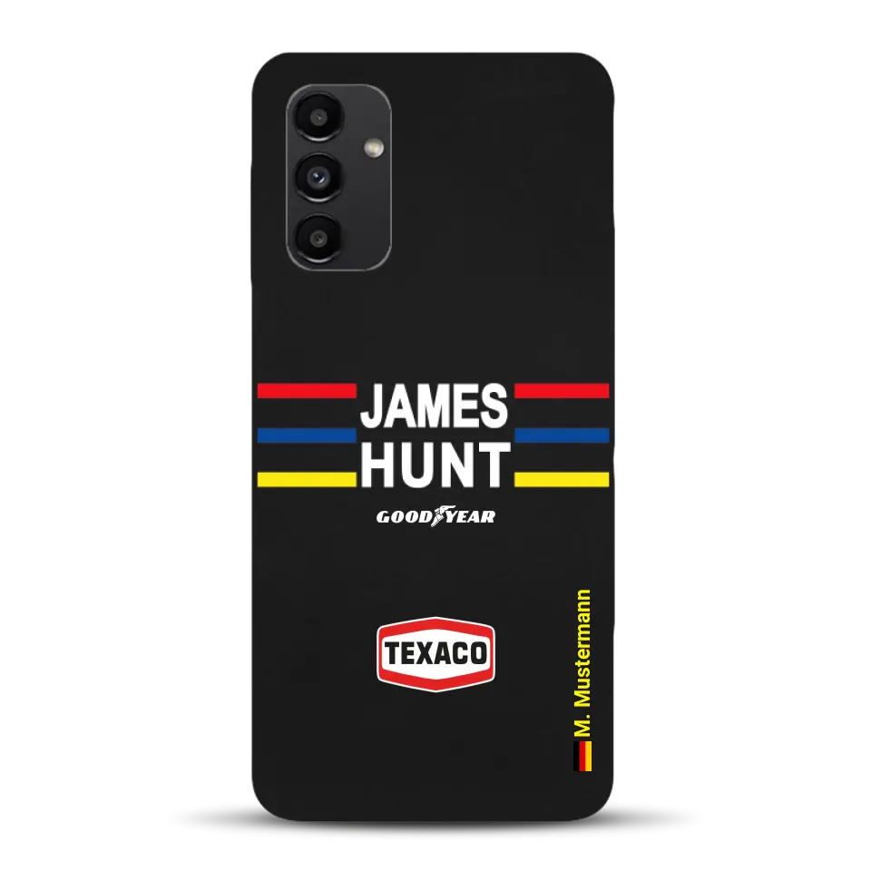 James Hunt Helm Livery - Individuelle Handyhülle für Samsung