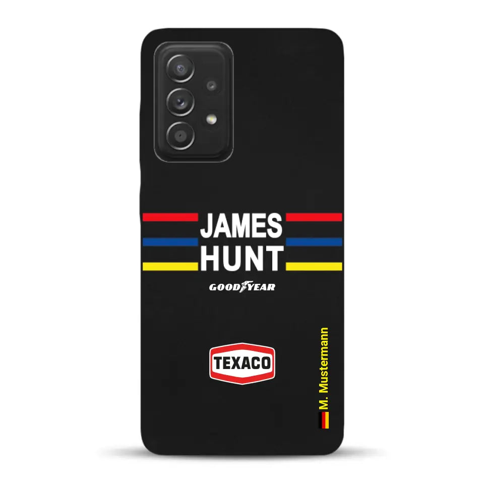 James Hunt Helm Livery - Personnalisé coque pour Samsung