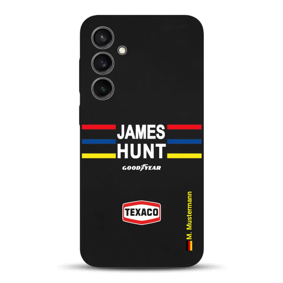 James Hunt Helm Livery - Individuelle Handyhülle für Samsung