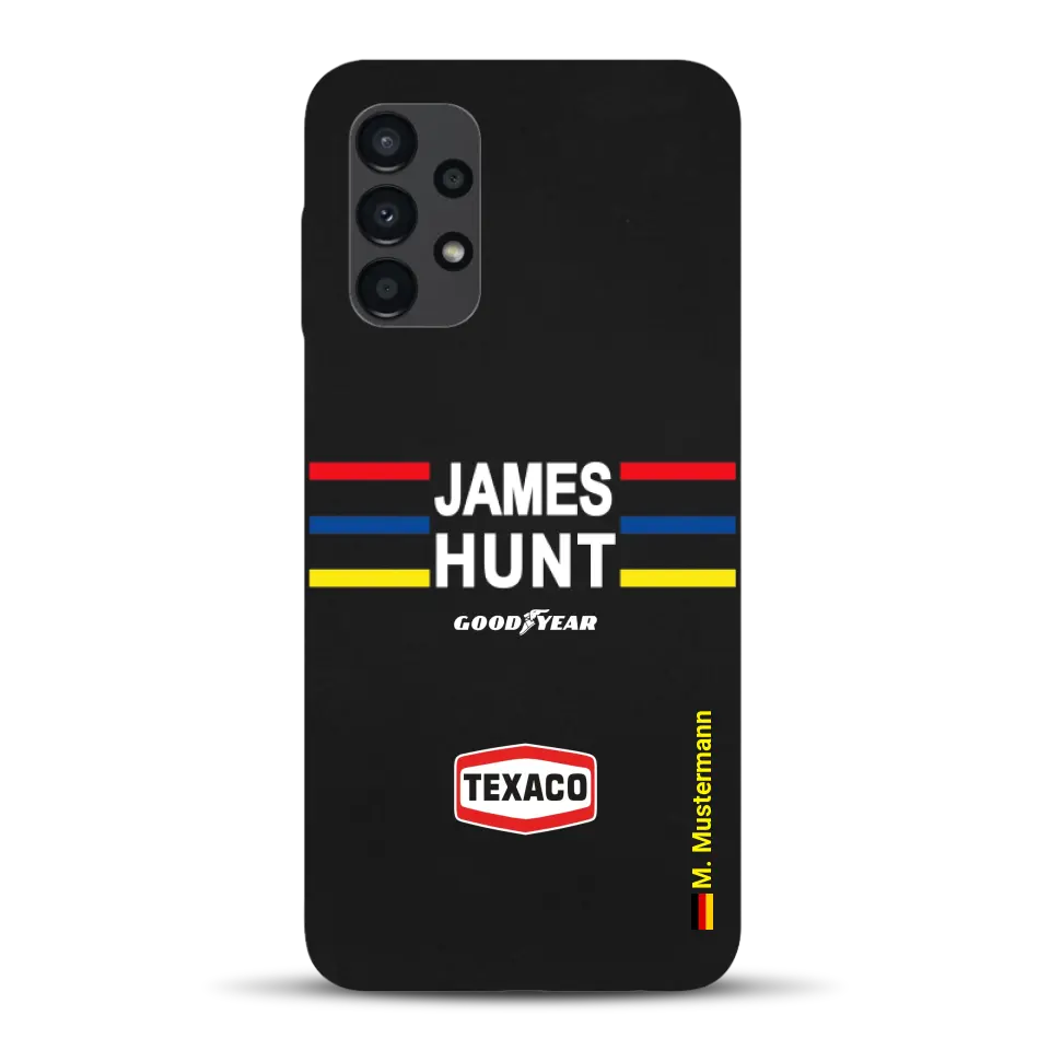 James Hunt Helm Livery - Personnalisé coque pour Samsung