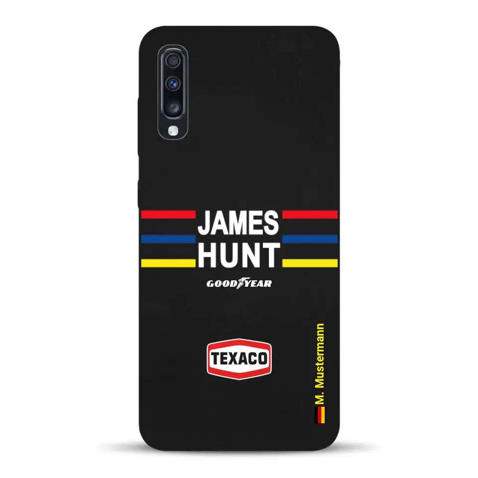 James Hunt Helm Livery - Personnalisé coque pour Samsung