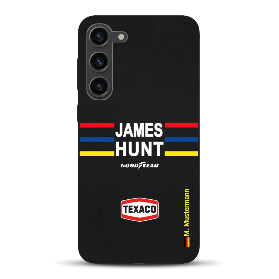 James Hunt Helm Livery - Personnalisé coque pour Samsung