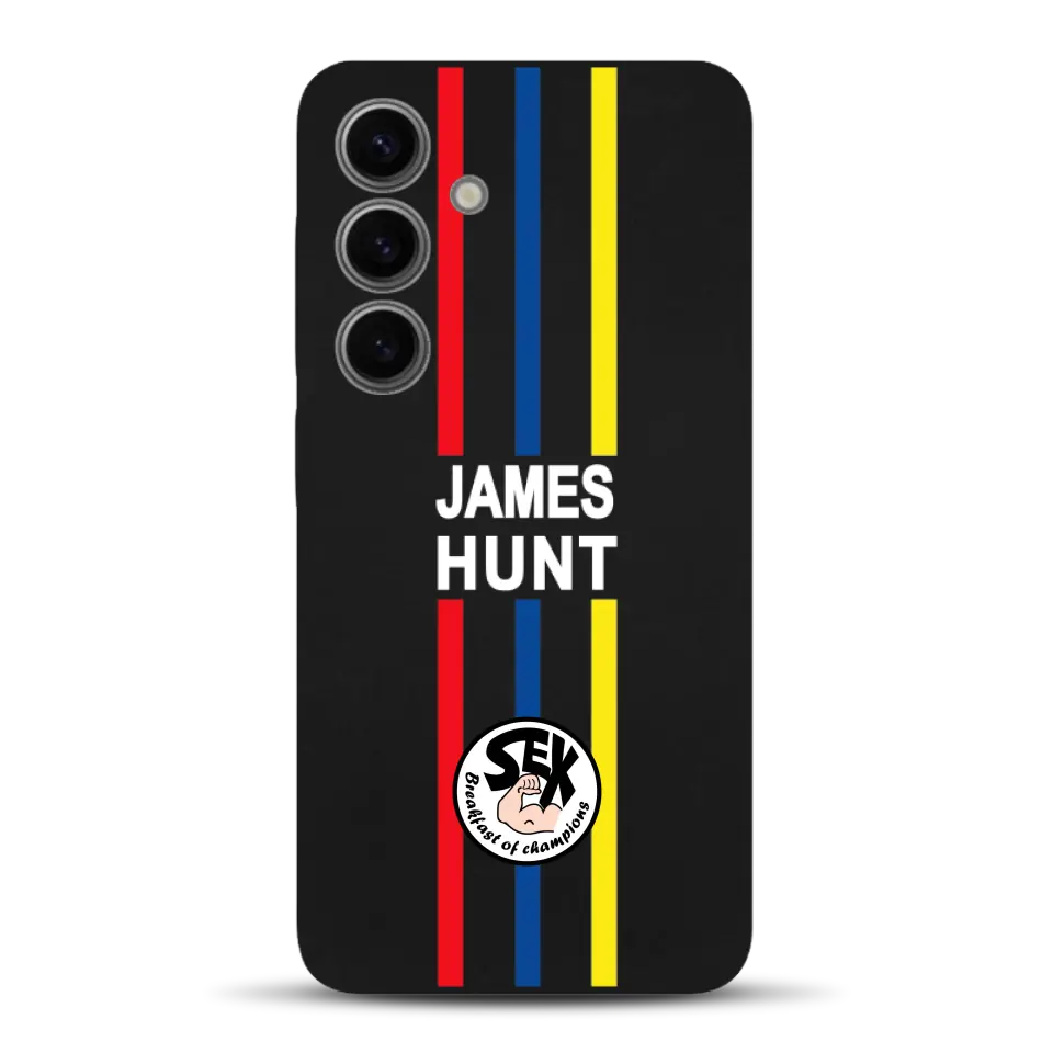 James Hunt Helm Livery - Personnalisé coque pour Samsung