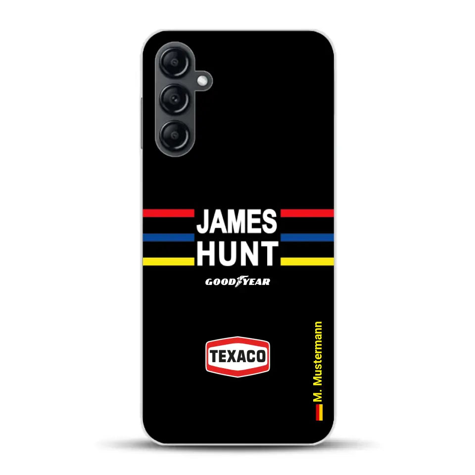 James Hunt Helm Livery - Individuelle Handyhülle für Samsung
