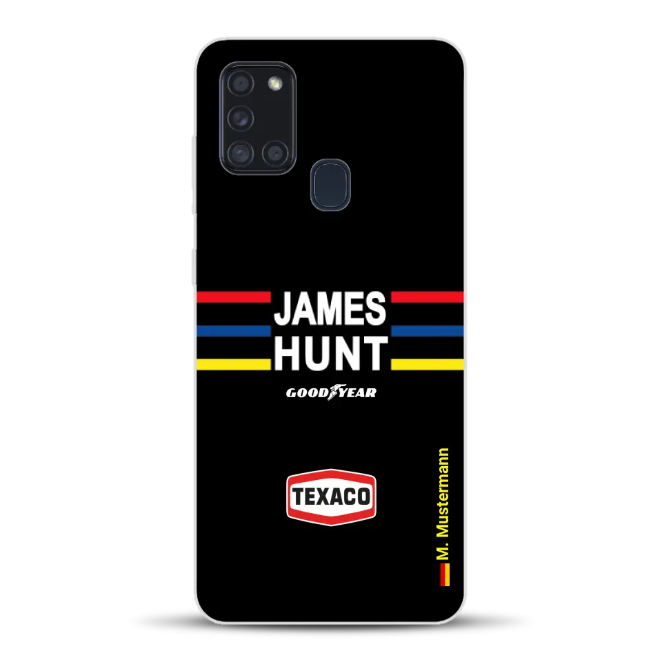 James Hunt Helm Livery - Personnalisé coque pour Samsung