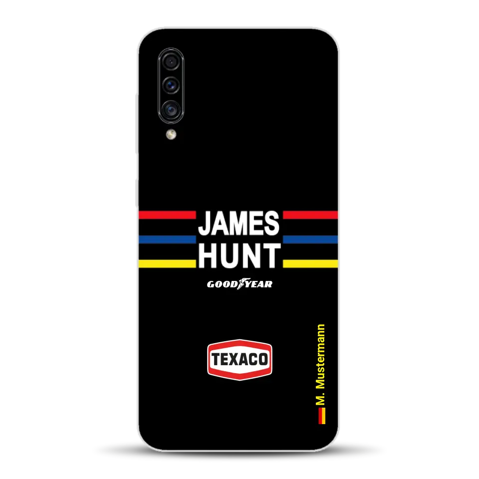 James Hunt Helm Livery - Individuelle Handyhülle für Samsung