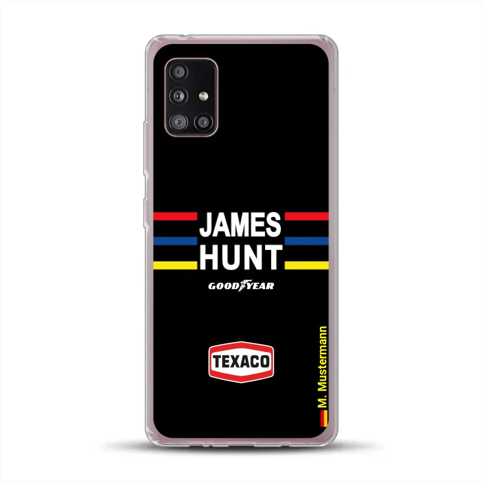 James Hunt Helm Livery - Individuelle Handyhülle für Samsung
