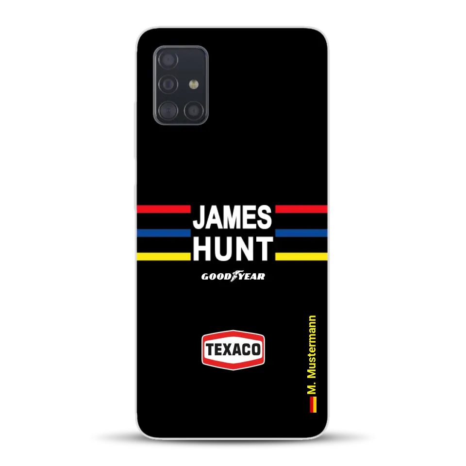 James Hunt Helm Livery - Personnalisé coque pour Samsung