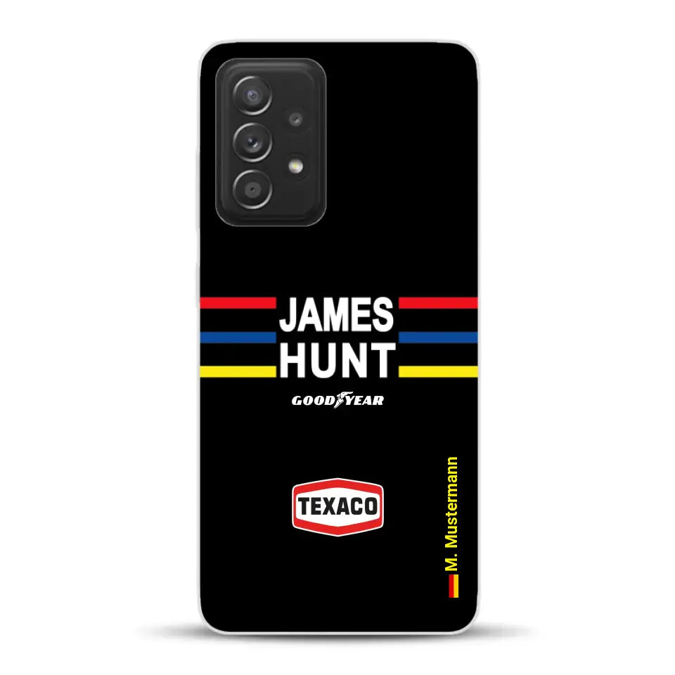 James Hunt Helm Livery - Personnalisé coque pour Samsung