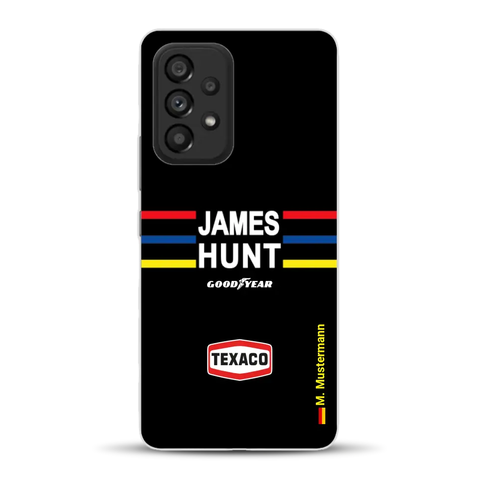 James Hunt Helm Livery - Personnalisé coque pour Samsung
