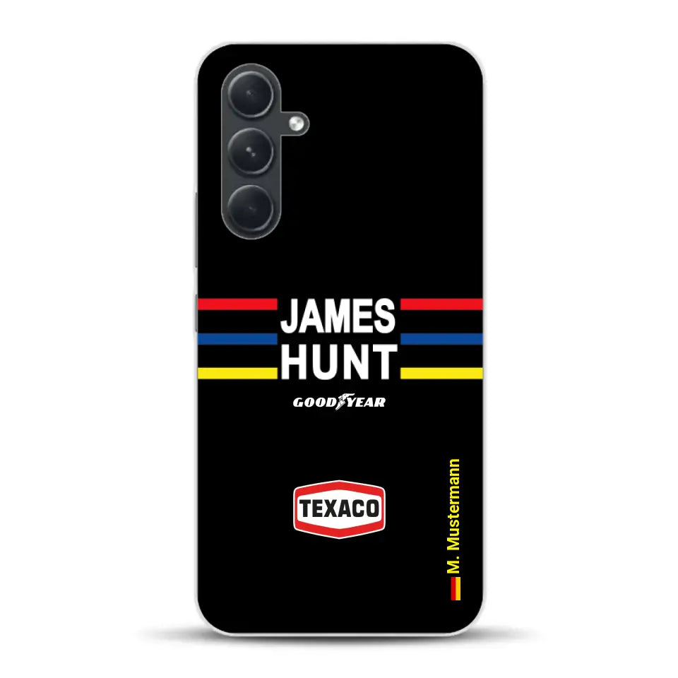 James Hunt Helm Livery - Individuelle Handyhülle für Samsung