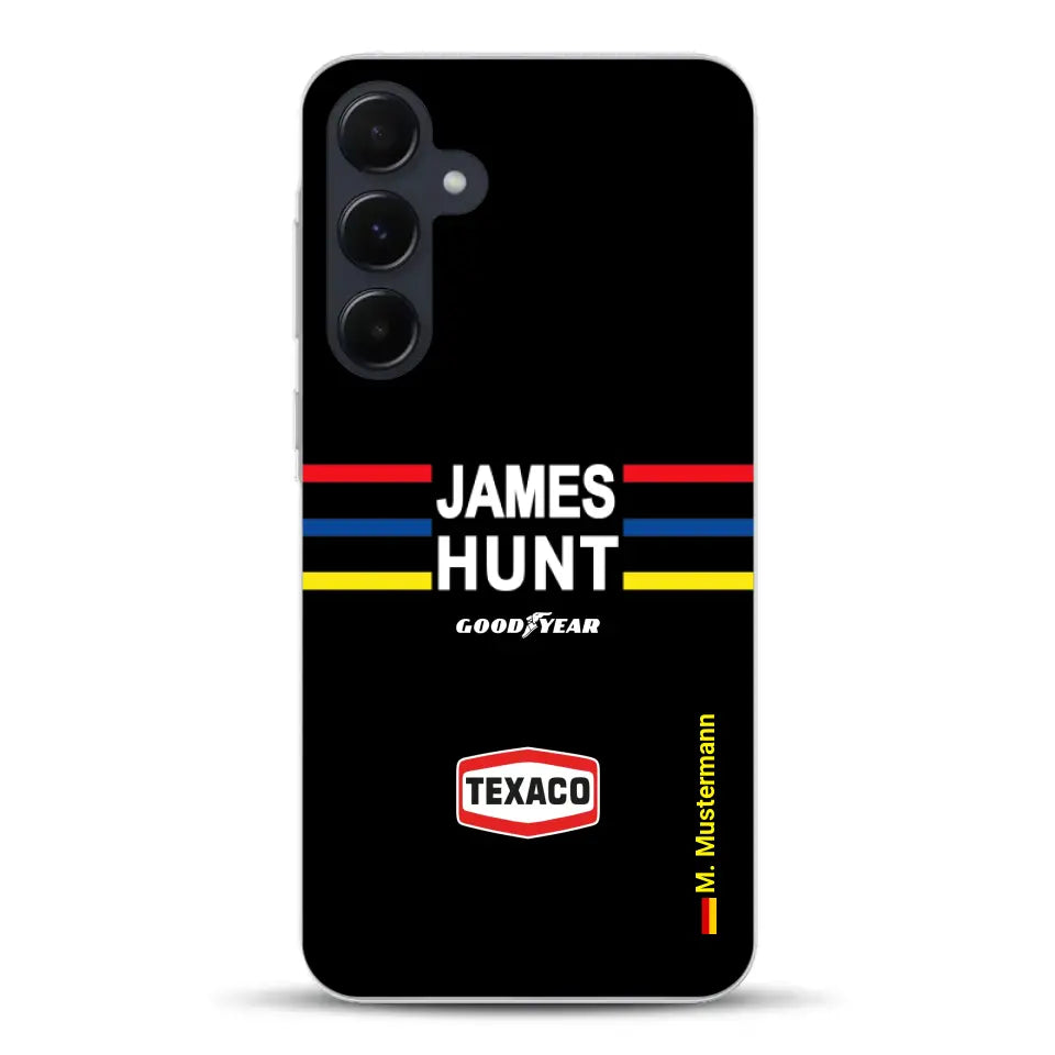 James Hunt Helm Livery - Personnalisé coque pour Samsung