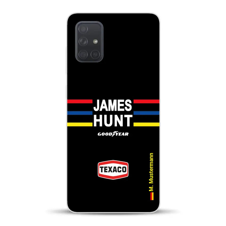 James Hunt Helm Livery - Personnalisé coque pour Samsung