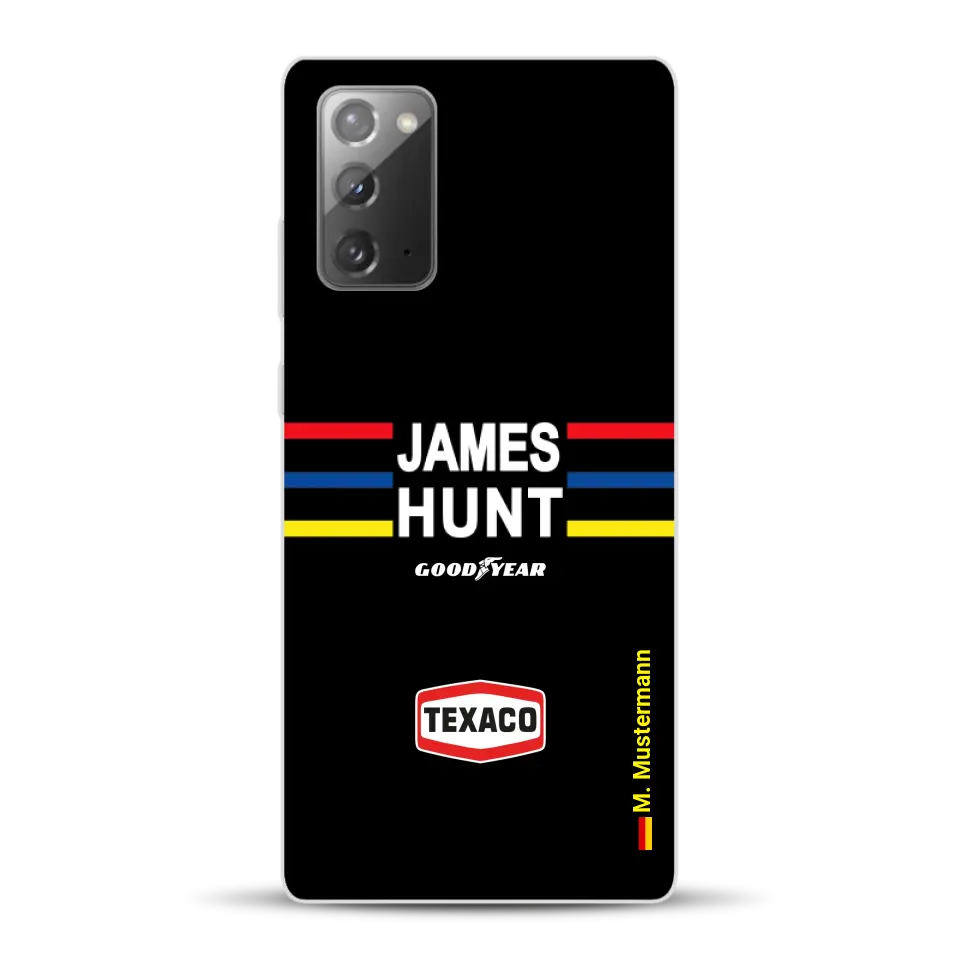 James Hunt Helm Livery - Personnalisé coque pour Samsung