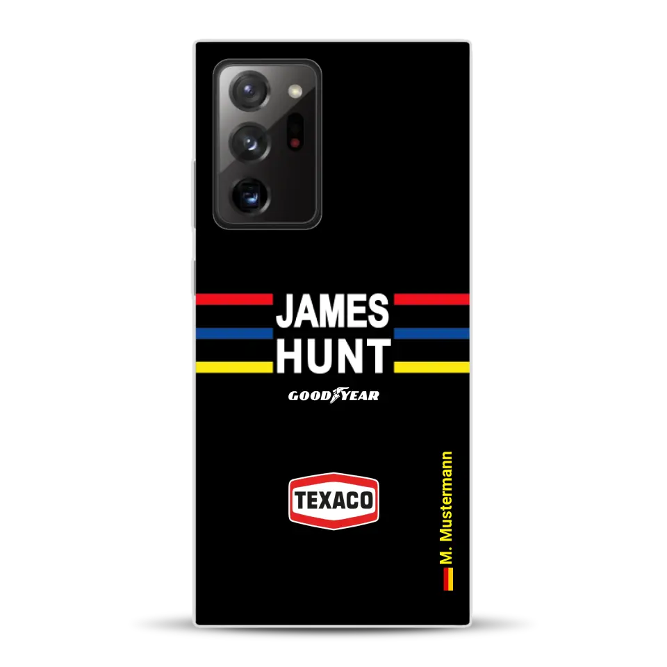 James Hunt Helm Livery - Personnalisé coque pour Samsung