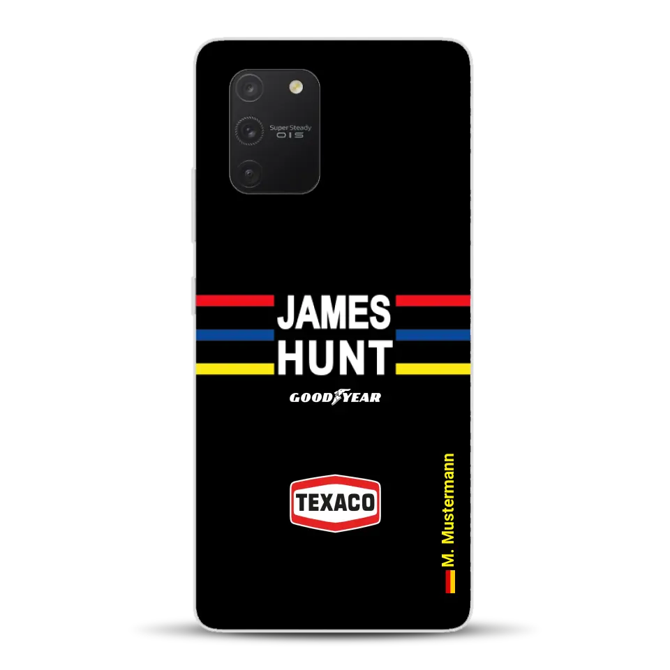 James Hunt Helm Livery - Individuelle Handyhülle für Samsung