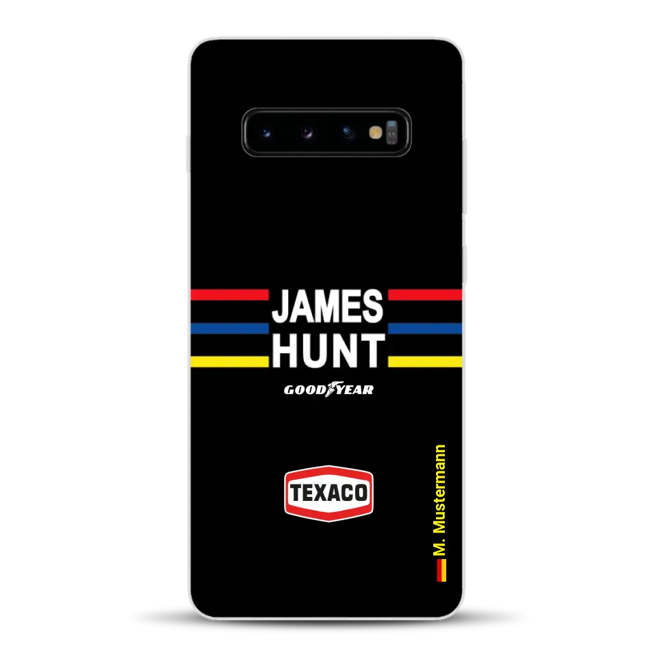 James Hunt Helm Livery - Personnalisé coque pour Samsung