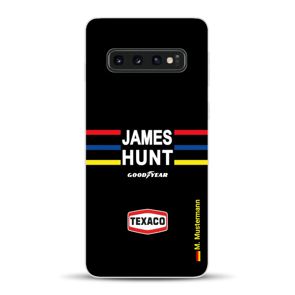 James Hunt Helm Livery - Personnalisé coque pour Samsung