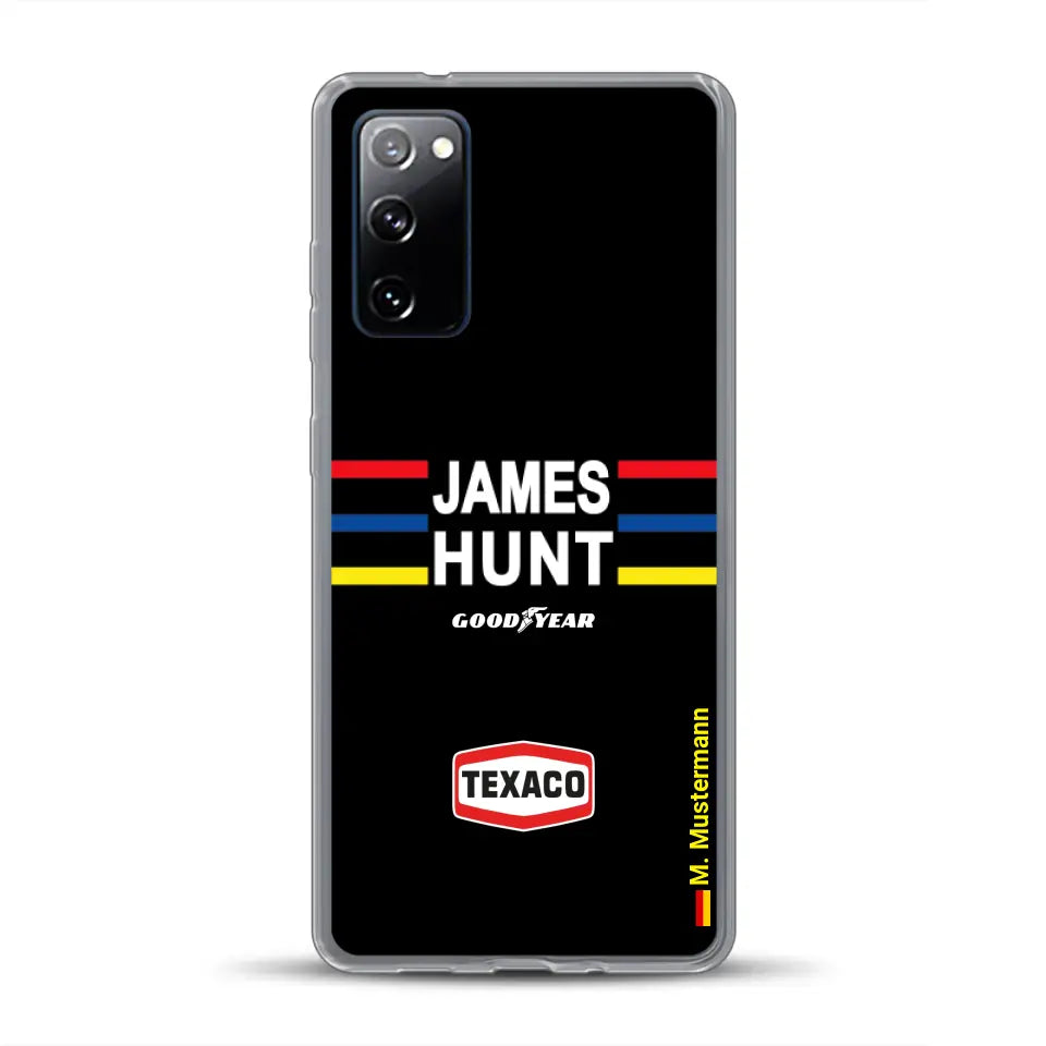James Hunt Helm Livery - Individuelle Handyhülle für Samsung