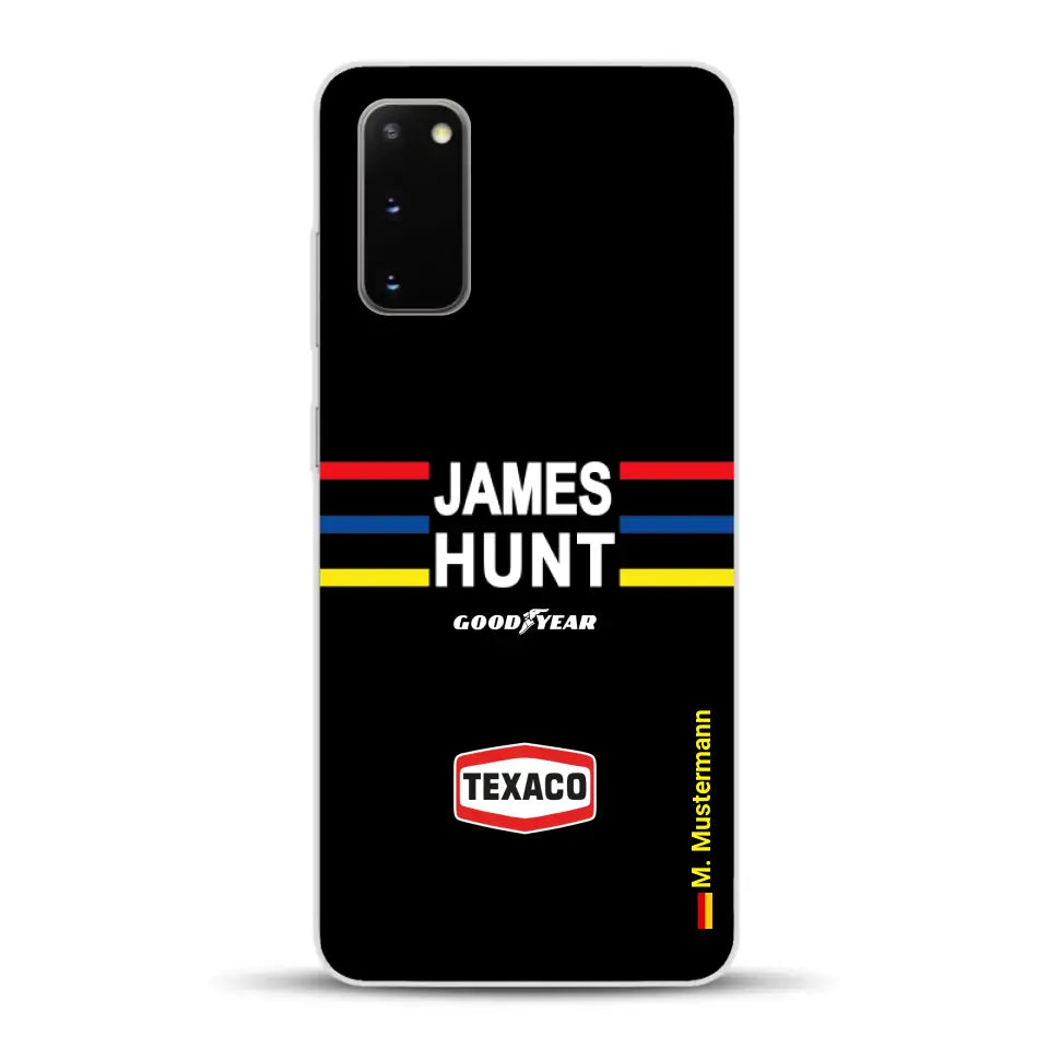 James Hunt Helm Livery - Individuelle Handyhülle für Samsung