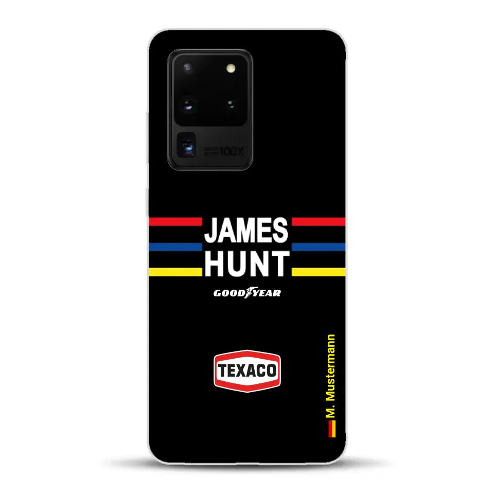 James Hunt Helm Livery - Personnalisé coque pour Samsung
