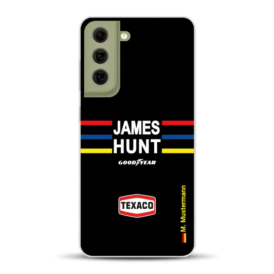 James Hunt Helm Livery - Personnalisé coque pour Samsung