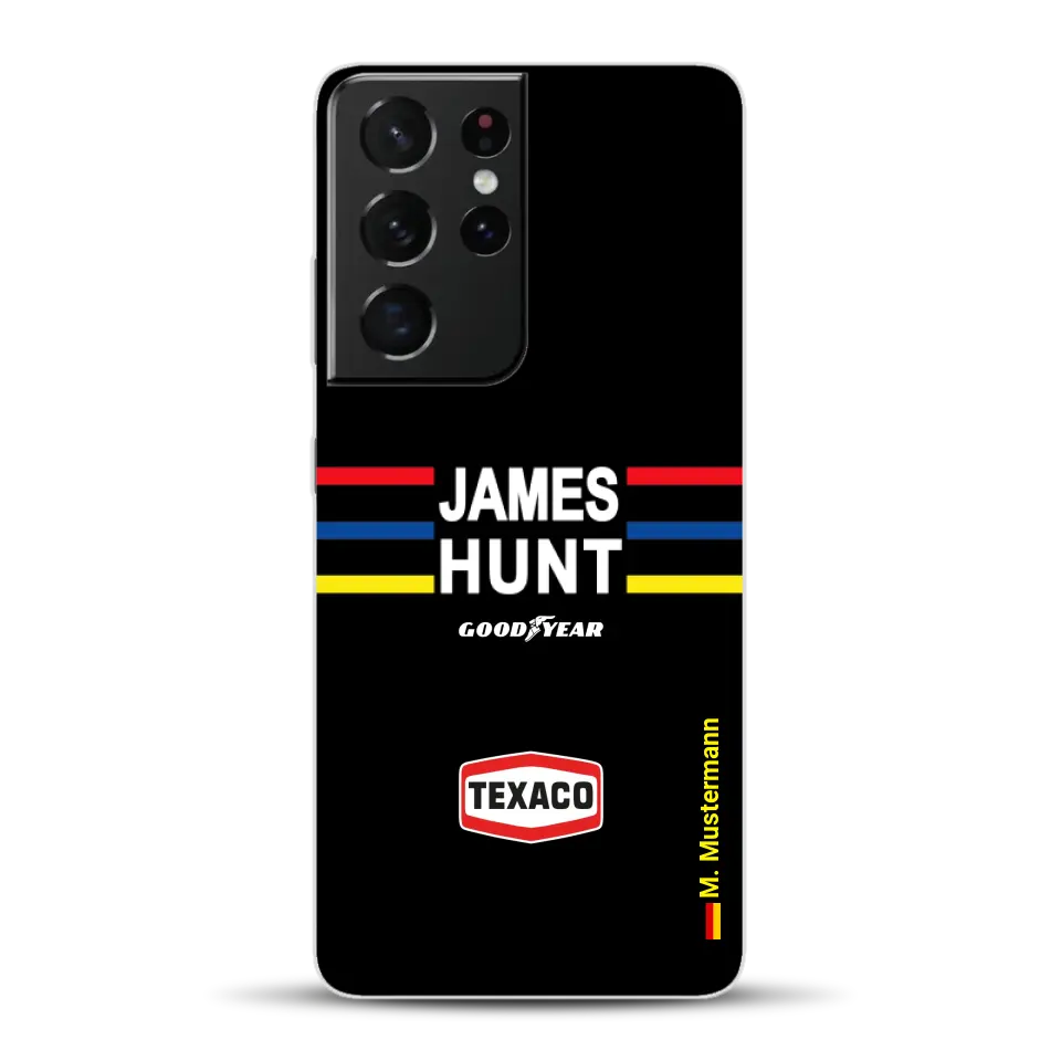 James Hunt Helm Livery - Personnalisé coque pour Samsung