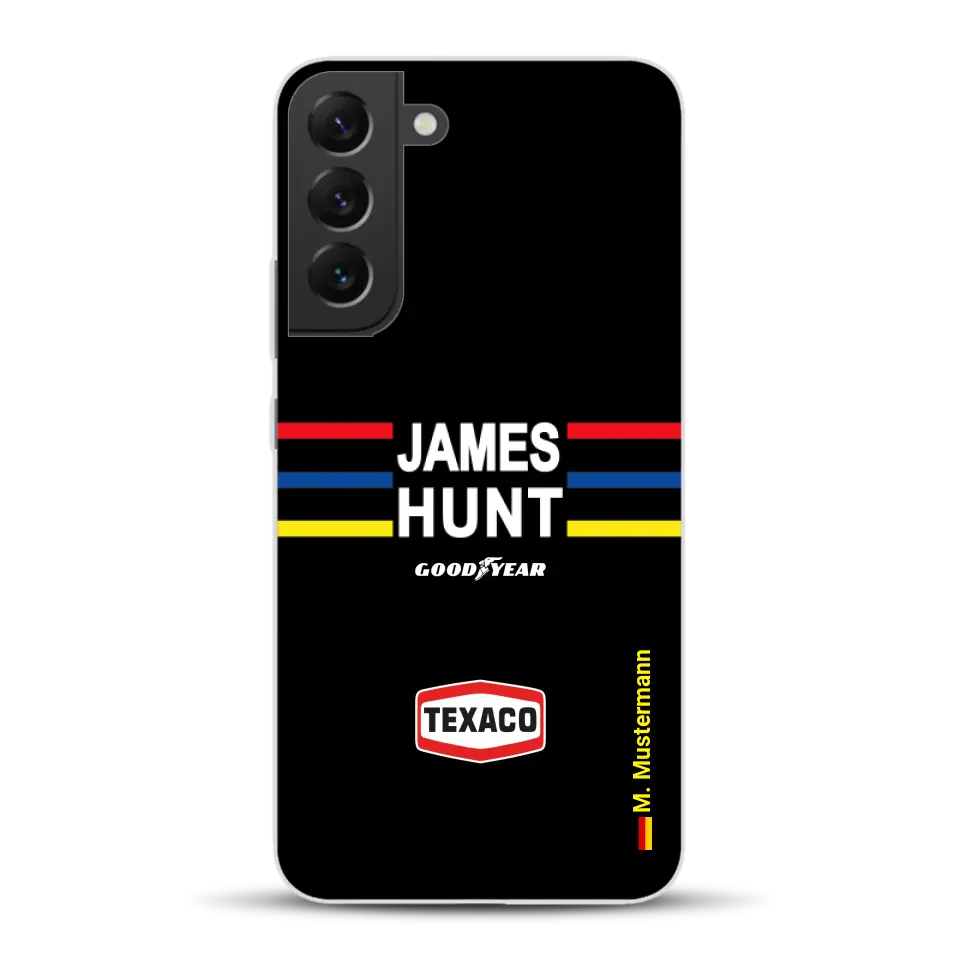 James Hunt Helm Livery - Individuelle Handyhülle für Samsung