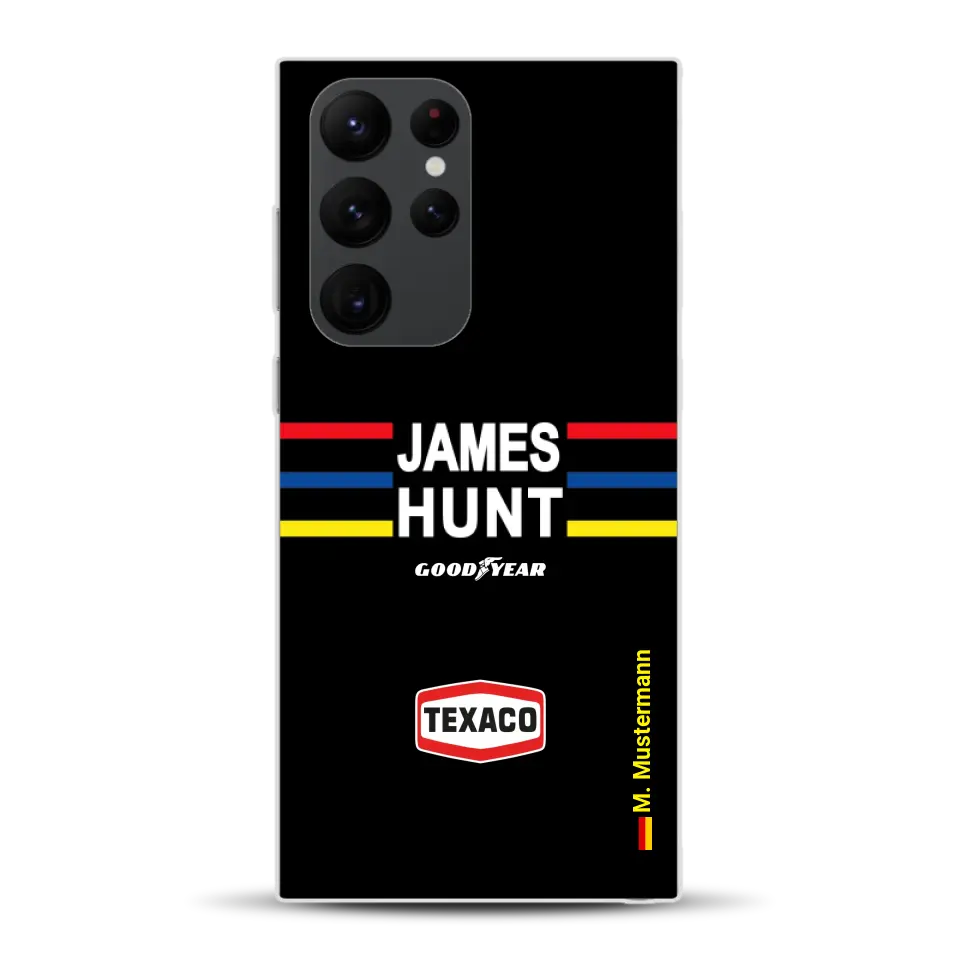 James Hunt Helm Livery - Personnalisé coque pour Samsung