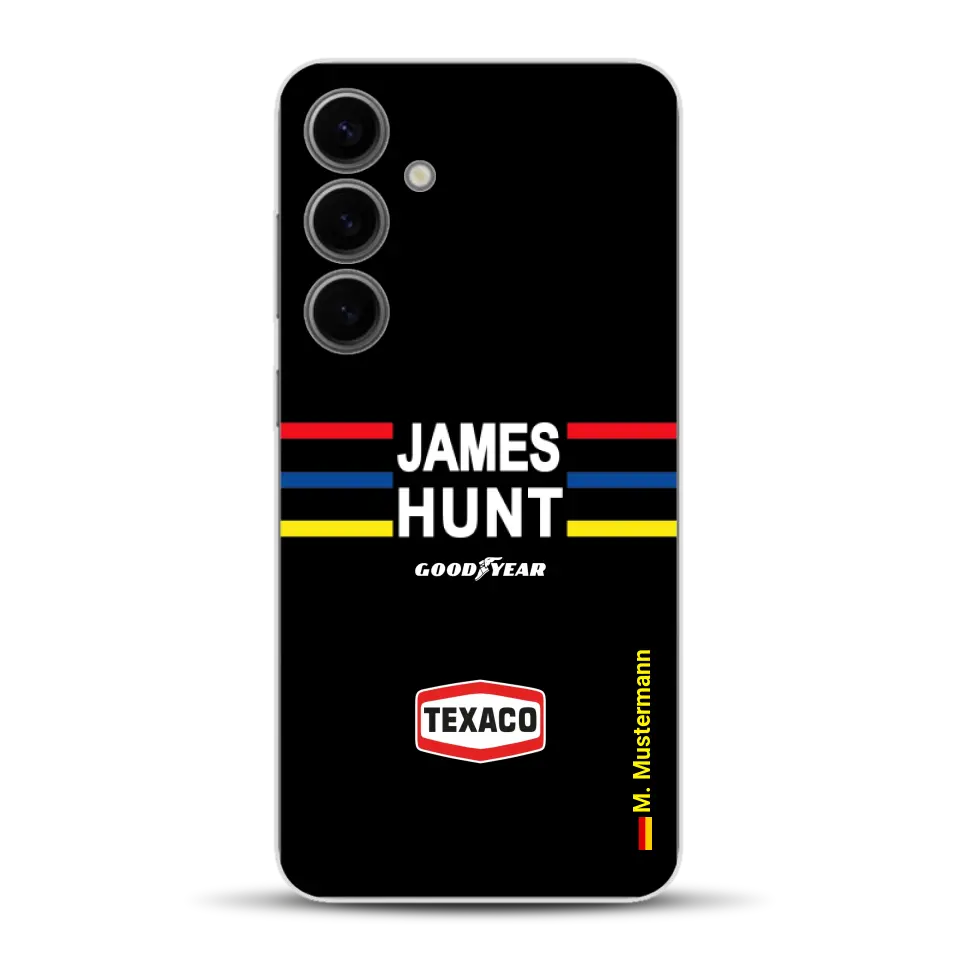 James Hunt Helm Livery - Individuelle Handyhülle für Samsung
