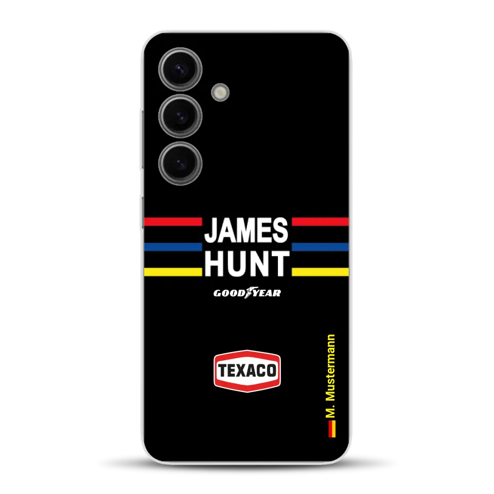 James Hunt Helm Livery - Personnalisé coque pour Samsung