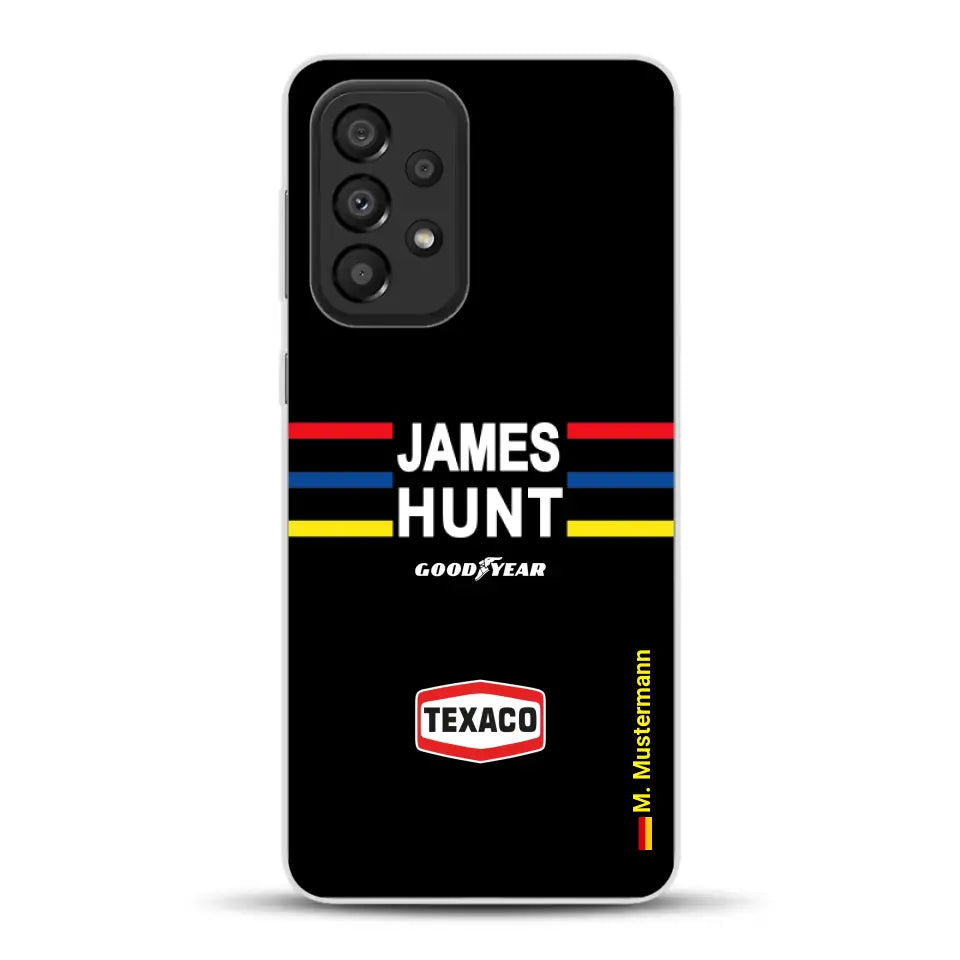 James Hunt Helm Livery - Individuelle Handyhülle für Samsung