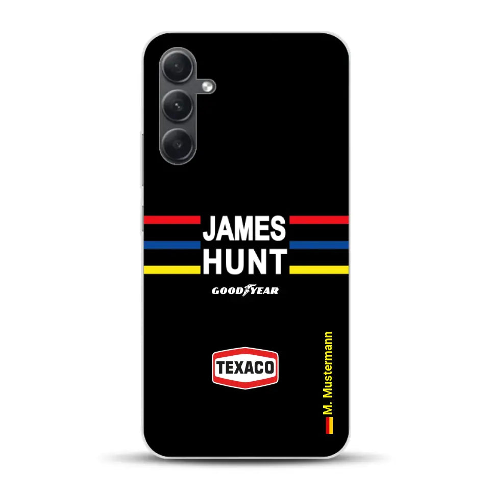 James Hunt Helm Livery - Individuelle Handyhülle für Samsung