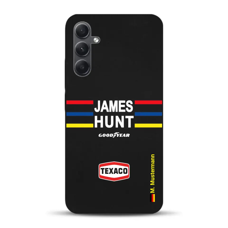 James Hunt Helm Livery - Individuelle Handyhülle für Samsung