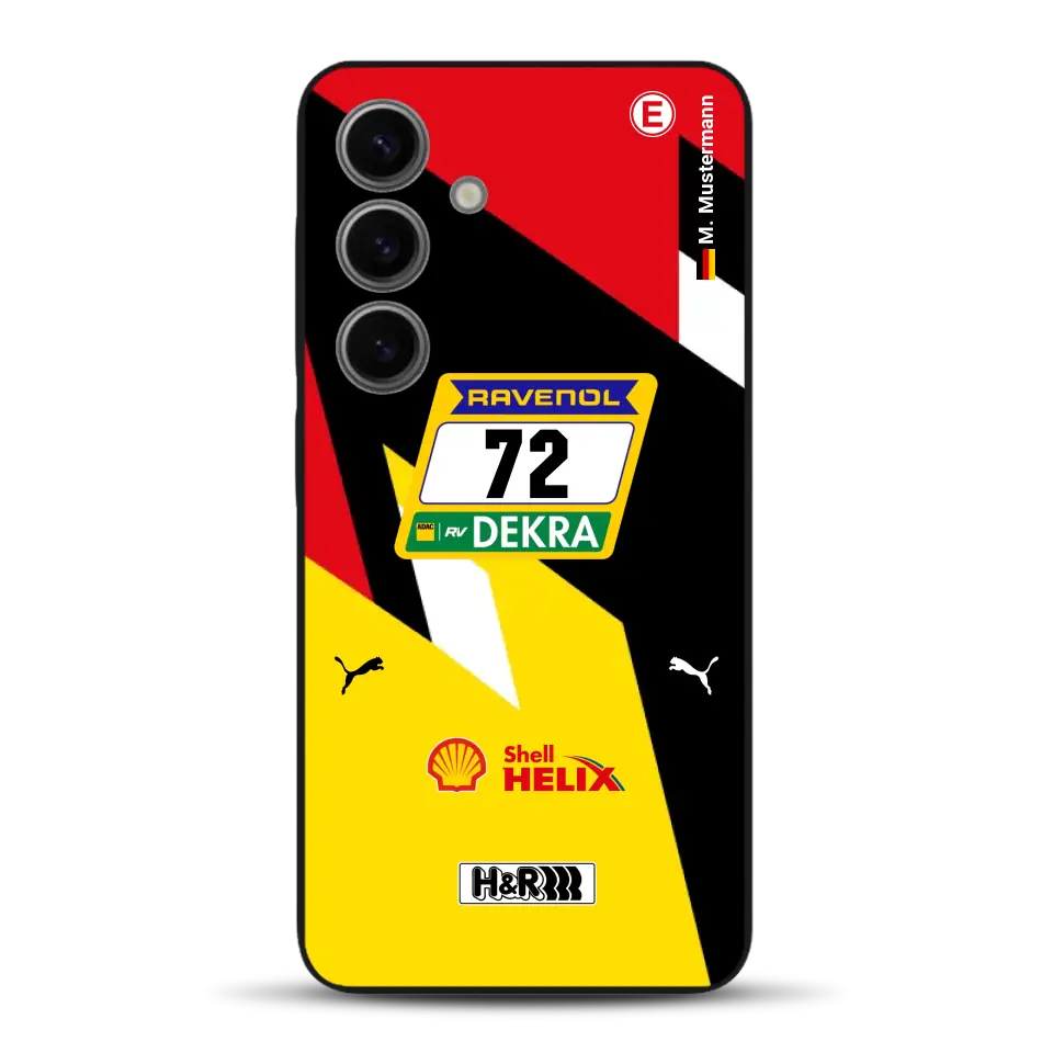 RMG M4 GT3 #72 Nürburgring 24h Qualifiers 2024 Livery - Custodia per cellulare personalizzata per Samsung